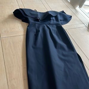 NWT Milly Natalie midi navy dress size 6